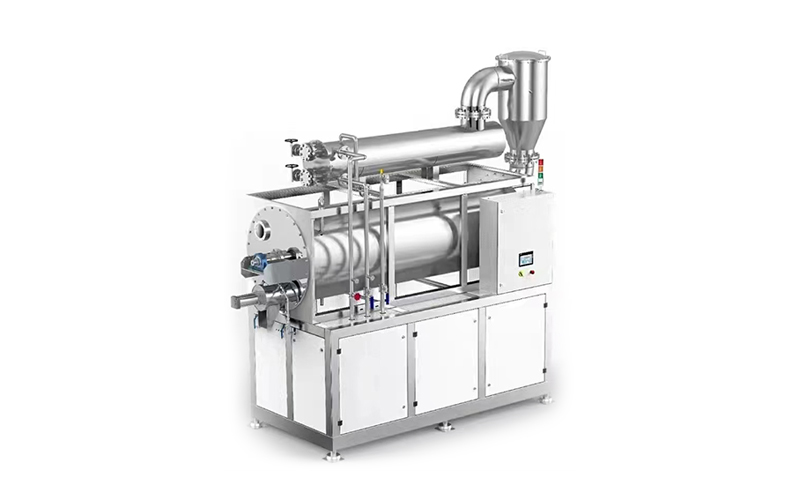 Scraper crystallization evaporator